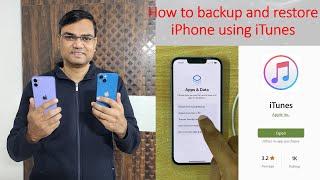 (Hindi) How to backup iphone and restore to new iphone using itunes