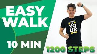 AFTER MEAL WALK • 10 MIN EASY WALK • Keoni Tamayo • Walking Workout #124