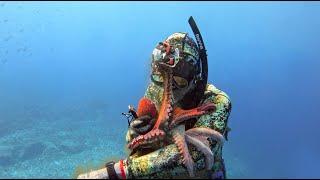 Spearfishing Deep Hawaii Reef For Our Dinner (Uku, Octopus, Moana Kali)