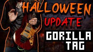 Playing SPOOKY SONGS on GUITAR in GORLLA TAG!