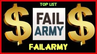 How much does FailArmy make on YouTube 2016