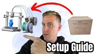 Bambu Lab A1 Setup - How to Assemble & Start Printing!