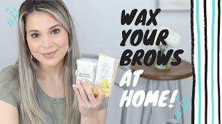 #WithMe DIY WAX YOUR BROWS | Brighter, Darling