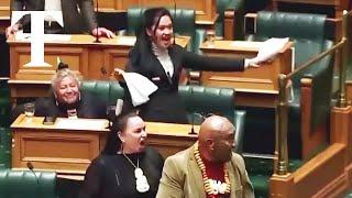 New Zealand parliament suspended after haka protest over Maori rights