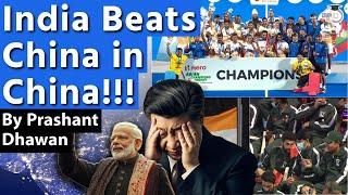 India Defeats China IN CHINA | Historic Victory | Support Team India | Asian Championship 2024