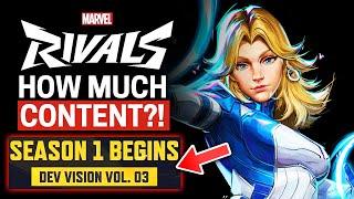 Marvel Rivals Season 1 Begins Dev Vison is INSANE... 4 Heroes, 3 Maps, GIANT Battle Pass...