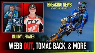 Who's OUT, New Kawasaki Rider, & Eli Tomac News!