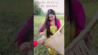 Cute Bodo Girl's Fishing with Jekhai