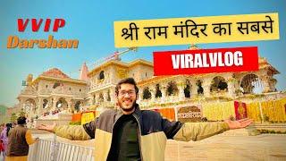 Must Watch Ram Mandir Ayodhya Complete Vlog with VVIP Darshan in Hindi | Dont Miss #rammandir