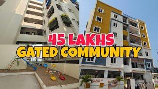 45 LAKHS || GATED COMMUNITY || FLAT FOR SALE || HYDERABAD || ELIP PROPERTY ||