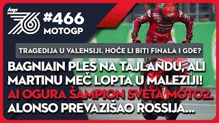 Lap76 #466 MotoGP: Tragične poplave u Valensiji | Da li je trka u Sepangu poslednja u 2024?