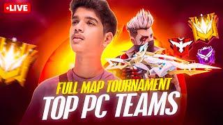 Playing Full Map Tournament Free Fire Telugu - Dhanush FF is Live - Telugu Gaming Live #dfg