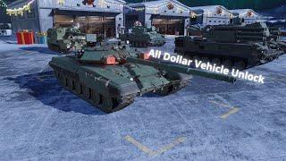 Spent 300 Million Dollars for Unlock All Dollar Vehicle! - MWT: Tank Battles