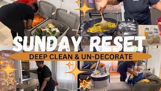 SUPER SUNDAY RESET w/deep cleaning, cooking & un-decorating | STORYTIME at Urban Air | Feat. Hernest