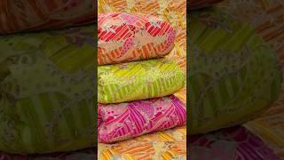 Rk traders *Viscos chinon* Handwork with Position print & heavy thread embroidery 🪡 #newvideo