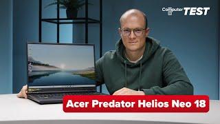 Acer Predator Helios Neo 18 im Test: Dicker Brüller