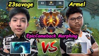 23savage [Morphling] Signature Hero TOP1 MMR Epicgame vs TNC Armel Tiny Dota 2 Pro Gameplay