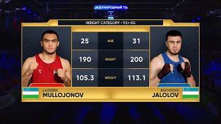 Bakhodir Jalolov (UZB) vs. Lazizbek Mullojonov (UZB) Konstantin Korotkov 2024 Final (92+kg)