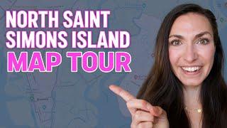 Moving to ST. SIMONS ISLAND Georgia MAP TOUR part 2 (NORTH St Simons Neighborhoods)