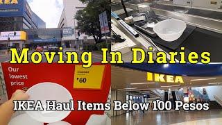 Moving In Diaries IKEA HAUL Items Below 100 Pesos Shopping for Tiny Apartment