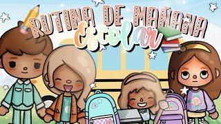 ¡Rutina de Mañana para ir al Colegio!| | con voz| | TocaCatt ‍️