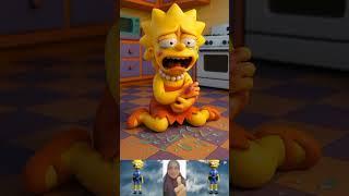 Simpson family hit by broken glass #thesimpsons #simpsons #simpson