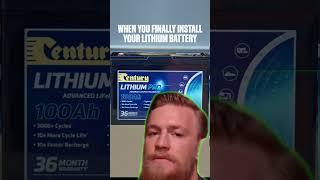 When You Install A New Lithium Battery