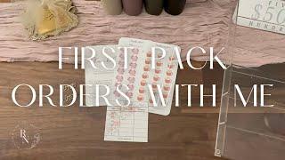 FIRST PACK ORDERS WITH ME | Black Friday & Cyber Monday Sales