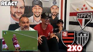 REACT FLAMENGO 2X0 ATLÉTICO-MG - JOGAÇO NO MARACANÃ | ARRASCA É F@#$