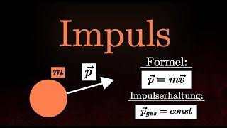 Impuls & Impulserhaltung EINFACH erklärt! - Berechnungen, Aufgaben (Physik)