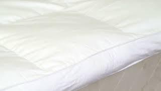 100% Cotton Downproof Fabric Duck Feather Bedding Mattress Pad Manufacturer