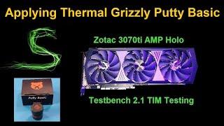 Applying Thermal Grizzly Putty Basic