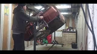 The Roll Over Jig, Triumph Spitfire , Steve's Garage