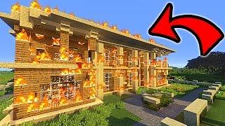 GRIEFING PEOPLE'S HOUSES IN MINECRAFT