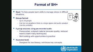 MHPSS.net Webinar:"Self Help Plus for South Sudan Refugees"