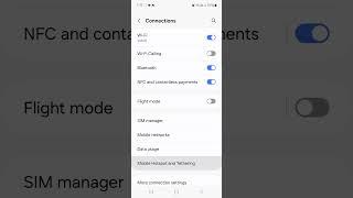 how to turn on MOBILE HOTSPOT on ALL Samsung Phones