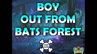 boy out from bats forest video walkthrough