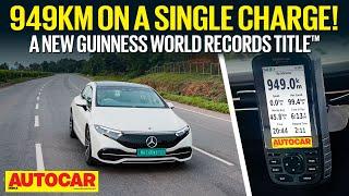 We set a new Guinness World Records Title in a Mercedes-Benz EQS! | Feature | Autocar India