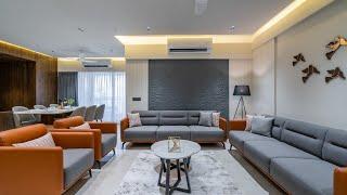 Arjun Skylife Design By Parisar Studio #livingroomdesign #ahmedabad