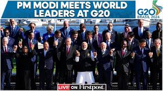 G20 Summit LIVE: India's PM Modi Meets Leaders of UK, France, Italy on Sidelines of G20 in Rio