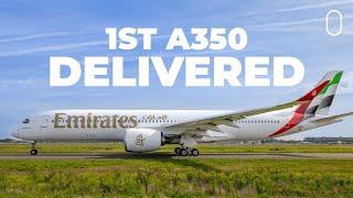 Emirates Takes Delivery Of Its 1st Of 65 Airbus A350s