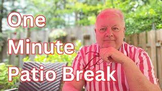 Take a Minute to Breathe | Backyard Relaxation | Summer Patio Vibes | 4K Stabilized Footage