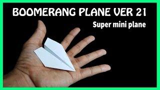 Cách gấp máy bay boomerang ver 21 | mini boomerang plane | boomerang plane king