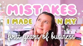 don't make these mistakes as a small business owner  biggest regrets in my first years of business!