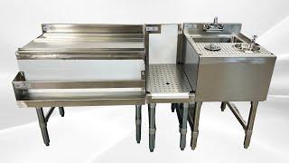 NSF Bar equipment 60-inch stainless steel Combination Cocktail Station  FS301218