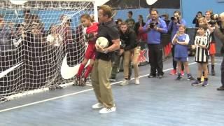 The day Arnold Schwarzenegger visited Futsal Oz