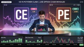 Today’s Live Market: Nifty vs Bank Nifty Option Chain Explained