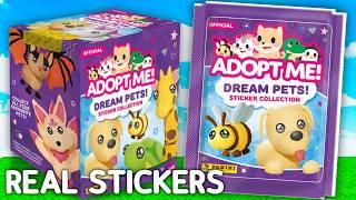 OPENING Real Life Adopt Me Stickers! Roblox