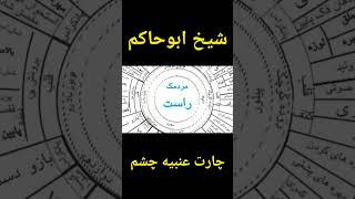چارت عنبیه چشم