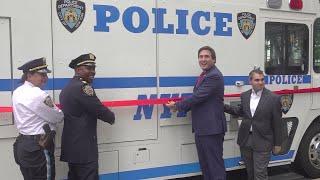 Ribbon Cutting for the 17th Precinct’s New Mobile Command Center